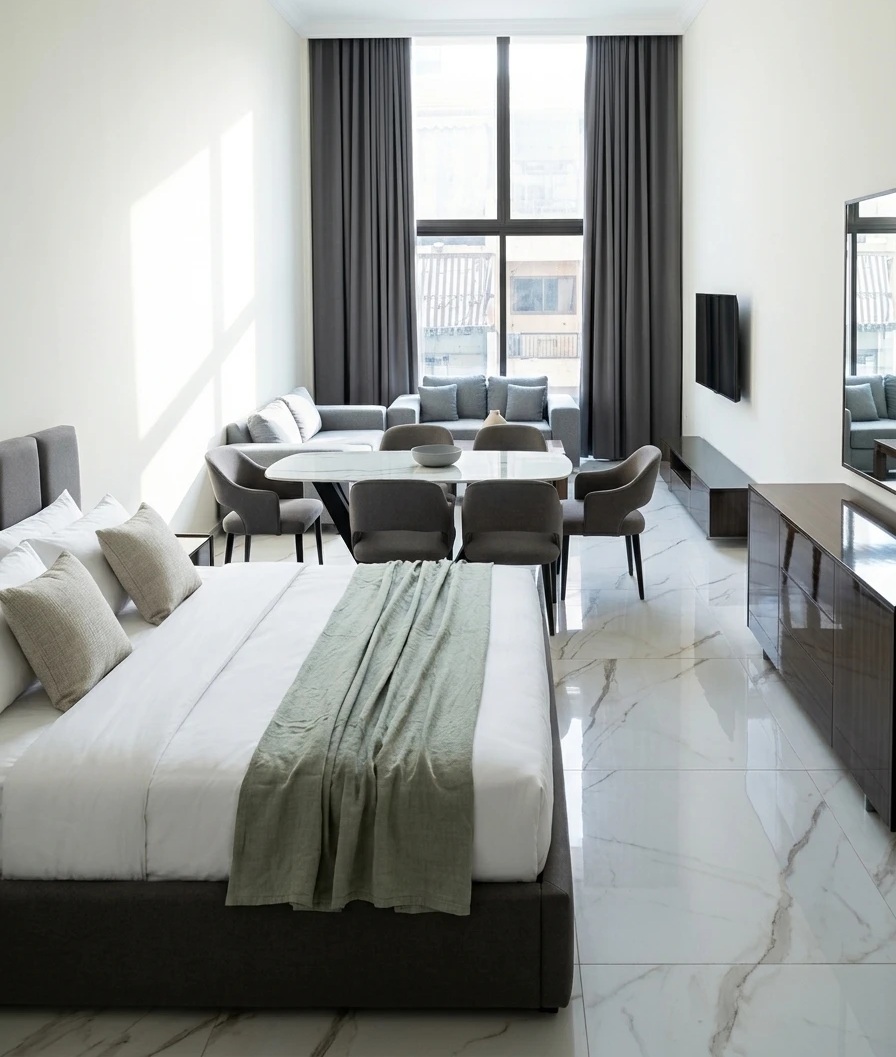 Furnished studio apartment at Le Pavillon Hamra, Beirut